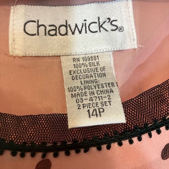 Chadwick polkadot dress, midi length, excellent condition, size 14 P - Picture 2 of 3